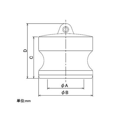 カクダイ ダストプラグ 大口径ホース接手 完全止水式 散水・農水用 呼び30 プラグ×オス  518-063 画像2