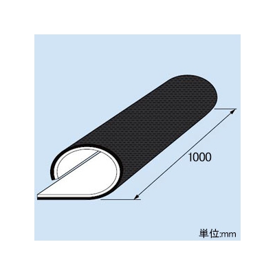 因幡電工 後巻遮音シート 排水管用 呼び径125mm 防火区画貫通部耐火措置工法部材 《ファイヤープロシリーズ》  IRLP-125-R 画像2