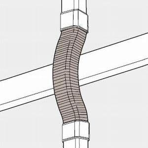 パナソニック 《スッキリダクト》 フリージョイント 80型 長さ:500mm ホワイト  DAS39805S 画像2