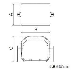 パナソニック 《スッキリダクト》 ジョイントサドル 60型 アイボリー  DAS5602W 画像4