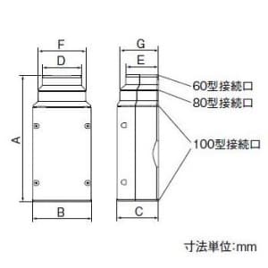 パナソニック 《スッキリダクト》 径異分岐ジョイント ブラック  DAS52101B 画像3