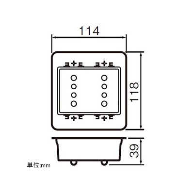 パナソニック 防気カバー 2連接穴用  WV24921K 画像2