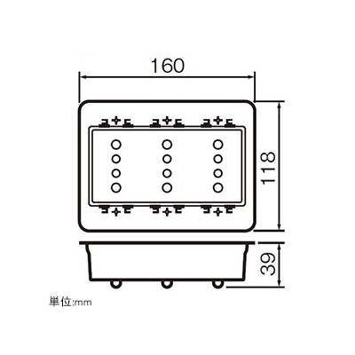 パナソニック 防気カバー 3連接穴用  WV24931K 画像2