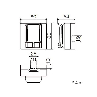 パナソニック EV・PHEV充電用15A・20A兼用接地コンセント 露出用 200V用 20A 250V  WK3911K 画像3