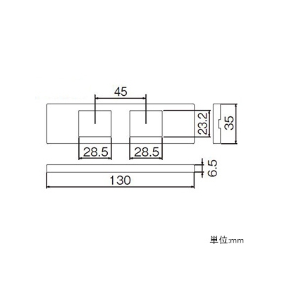 パナソニック Sプレート 2コ用 マット仕上げ グレー  WCF8502H 画像2