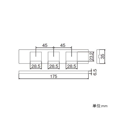 パナソニック Sプレート 3コ用 マット仕上げ セラミックホワイト  WCF8503CW 画像2