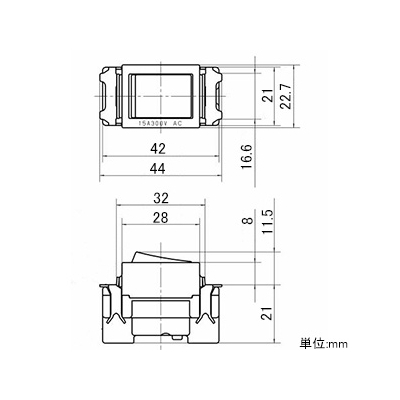 パナソニック 埋込スイッチC 3路 ブラック  WN5002B 画像2