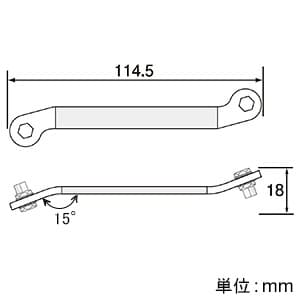 エンジニア 薄型ベントレンチ 六角2.0mm、六角2.5mm  DHX-01 画像3