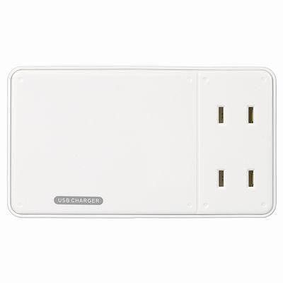 YAZAWA(ヤザワ) 【生産終了】ポータブルUSBタップ2AC+2USB(ホワイト) HC200WH2USB