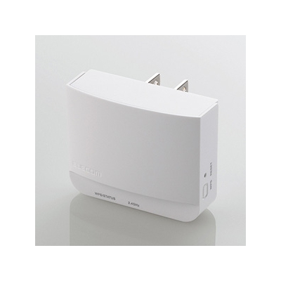 ELECOM(エレコム) 無線LAN中継器 11n/g/b 300Mbps コンセント直付タイプ WTC-300HWH