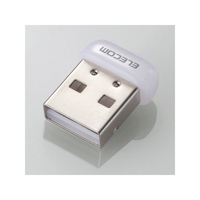 ELECOM(エレコム) 無線LAN子機 11n/g/b 150Mbps USB2.0用 ホワイト WDC-150SU2MWH