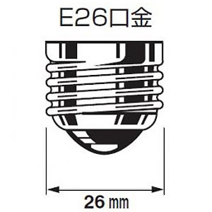 パナソニック LED電球 T形 60W相当 全方向タイプ 電球色 全光束1070lm E26口金 密閉型器具・断熱材施工器具対応  LDT8L-G/S/T6 画像2