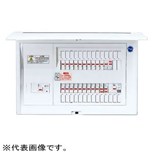 パナソニック 【生産終了品】住宅用分電盤 《コスモパネル》 太陽光発電・蓄熱暖房器(40A)・エコキュート・電気温水器・IH対応 露出・半埋込両用形 18+2 主幹75A リミッタースペースなし BQE87182C34