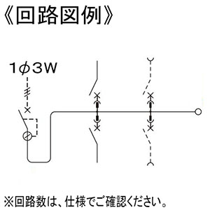 パナソニック 交流集電盤 《コスモパネル》 住宅屋内用 全量買取住宅向け 露出・半埋込両用形 主幹75A 12kW以下  BQE87PV2 画像2