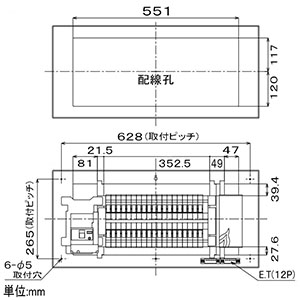 パナソニック 住宅用分電盤 《コスモパネル》 エコキュート・IH対応 露出・半埋込両用形 38+2 主幹50A リミッタースペースなし フリースペース付  BQEF85382B2 画像4