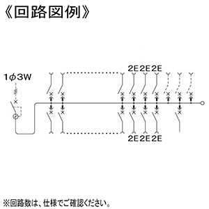 パナソニック 住宅用分電盤 《コスモパネル》 太陽光発電システム対応 露出・半埋込両用形 10+3 主幹40A リミッタースペースなし  BQE84103F 画像2