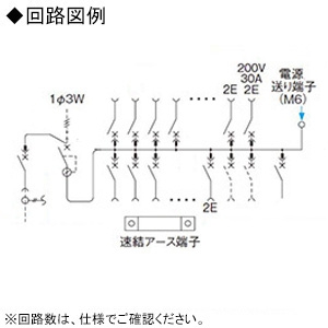 住宅分電盤 《スマートコスモ》 レディ型 創エネ対応 太陽光発電システム・エコキュート(1次送りタイプ)・IH対応 34+2 主幹50A