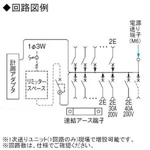 パナソニック 住宅分電盤 《スマートコスモ》 マルチ通信型 省エネ対応 電気温水器(分岐タイプ)・IH対応 9+1 主幹50A  BHM3591B4 画像2