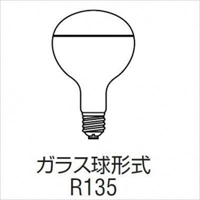 岩崎電気 屋外投光用アイランプ 散光形 110V 300W形 E39口金  RF110V270WH 画像2