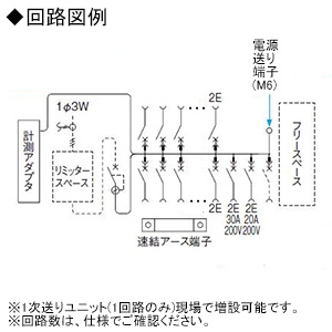 パナソニック 住宅分電盤 《スマートコスモ》 マルチ通信型 省エネ対応 エコキュート(分岐タイプ)・IH対応 10+1 主幹40A フリースペース付  BHMF34101B2 画像2