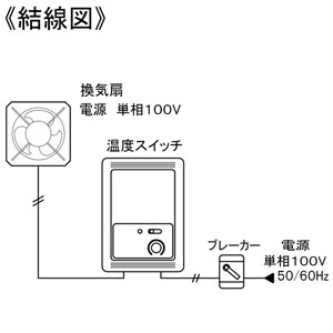 パナソニック 換気用温度スイッチ 単相100V 10A  FY-STS10 画像3