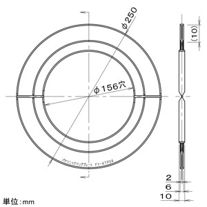 パナソニック リングプレート グリル取付用部材  FY-KTP04 画像2