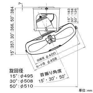 パナソニック オート扇 40cmタイプ  F-LA401-H 画像2