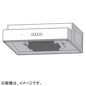 パナソニック 浅形レンジフ?ド ガス湯沸器電動ダンパー連動タイプ 5方向排気 角ダクト接続形 ホワイト  FY-60HF4PG5