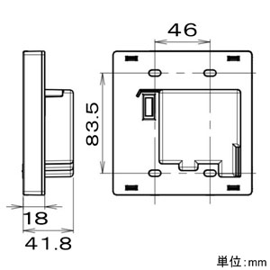 パナソニック 天井埋込形空気清浄機 局所換気専用 10畳用 パイプ径φ100mm 埋込□390mm 風圧式シャッター・換気機能付  F-PDM20 画像5