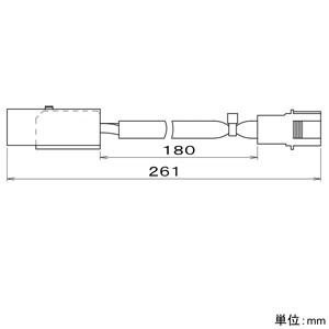 パナソニック レンジフード連動用コード 天井埋込形空気清浄機用部材  F-ZSLR40 画像2