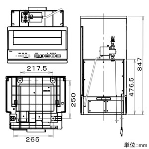 パナソニック 次亜塩素酸 空間除菌脱臭機 《ジアイーノ》 ～26畳用 コード長1.7m  F-JCT30-WZ 画像3