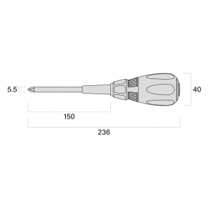 フジ矢 電工ドライバー/+2.0  526D-BG 画像6