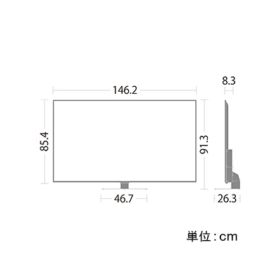 シャープマーケティングジャパン 4K液晶テレビ 《AQUOS》 65V型  4T-C65CH1 画像3