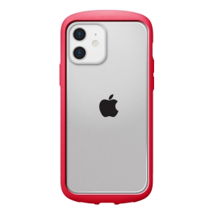 PGA iPhone 12/12 Pro用 ガラスタフケース ラウンドタイプ レッド  PG-20GGT02RD 画像4