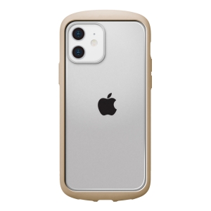 PGA iPhone 12/12 Pro用 ガラスタフケース ラウンドタイプ ベージュ  PG-20GGT03BE 画像4