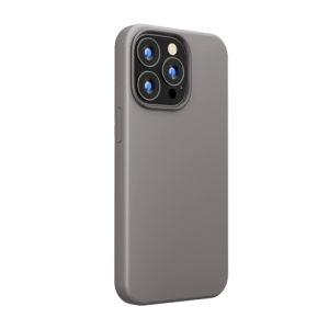 PGA iPhone 13 Pro用 抗菌スリムシリコンケース グレー  PG-21NSC02GY 画像6