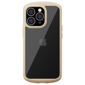 PGA iPhone 13 Pro Max用 ガラスタフケース ラウンドタイプ ベージュ  PG-21PGT02BE 画像4