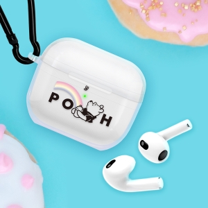 PGA AirPods 第3世代用 抗菌ソフトケース [くまのプーさん]  PG-DAP3TP03POO 画像3