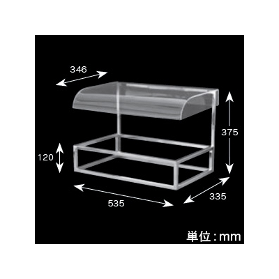 清水食器 ルーフスタンド1/1 トレイ付  RSD-19 画像2