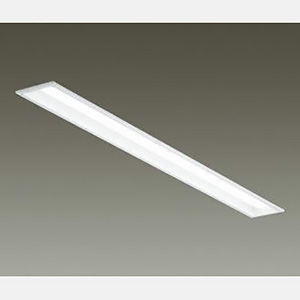DAIKO LED長形ベースライト 40形 埋込形 幅100mm 一般用 6900lmクラス FHF32形高出力型×2灯相当 非調光 白色  LZB-93057XW+LZA-92824N
