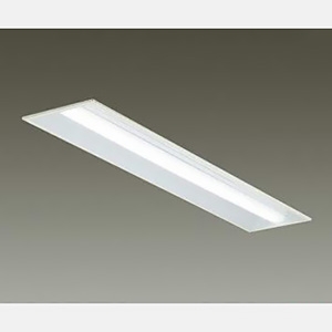 DAIKO LED長形ベースライト 40形 埋込形 幅220mm 一般用 6900lmクラス FHF32形高出力型×2灯相当 調光 白色 LZB-92589XW+LZA-92818N