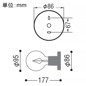 コイズミ照明 LEDブラケットライト 白熱球40W相当 非調光 電球色 しんちゅう古美色メッキ  AH51113 画像2