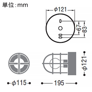 コイズミ照明 LEDブラケットライト 白熱球40W相当 非調光 電球色 サテンブラック  AB51149 画像2