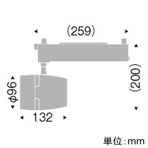 遠藤照明 LEDスポットライト プラグタイプ 3000TYPE CDM-TC70W相当 中角配光 調光調色 昼光色～電球色 白  EFS6380W 画像2