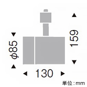 遠藤照明 LEDグレアレススポットライト ショートフード プラグタイプ 2400TYPE CDM-TC70W相当 中角配光 非調光 ナチュラルホワイト(4200K) 白  ERS4784WA 画像2