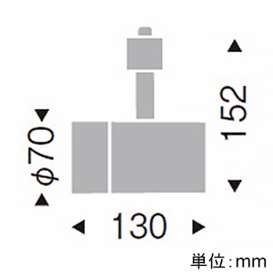 遠藤照明 LEDグレアレススポットライト ショートフード プラグタイプ 1400TYPE CDM-R35W相当 中角配光 調光・非調光兼用型 ナチュラルホワイト(4200K) 白  ERS4802WB 画像2