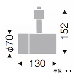 遠藤照明 LEDグレアレススポットライト ショートフード プラグタイプ 900TYPE 12V IRCミニハロゲン球50W相当 中角配光 調光・非調光兼用型 ナチュラルホワイト(4200K) 白  ERS4811WB 画像2