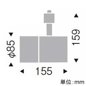 遠藤照明 LEDグレアレススポットライト ロングフード プラグタイプ 3000TYPE CDM-T70W相当 狭角配光 非調光 ナチュラルホワイト(4200K) 演色Ra96  ERS4774WA 画像2