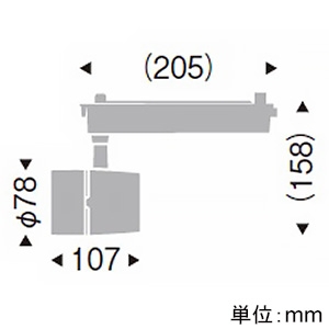 遠藤照明 LEDスポットライト プラグタイプ 2000TYPE セラメタプレミアS35W相当 中角配光 非調光 温白色 黒  ERS4617BB 画像2