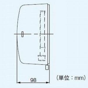 パナソニック Q-hiファン 同時給排タイプ 壁掛・薄形 6畳用 色:ホワイト  FY-6A2-W 画像3